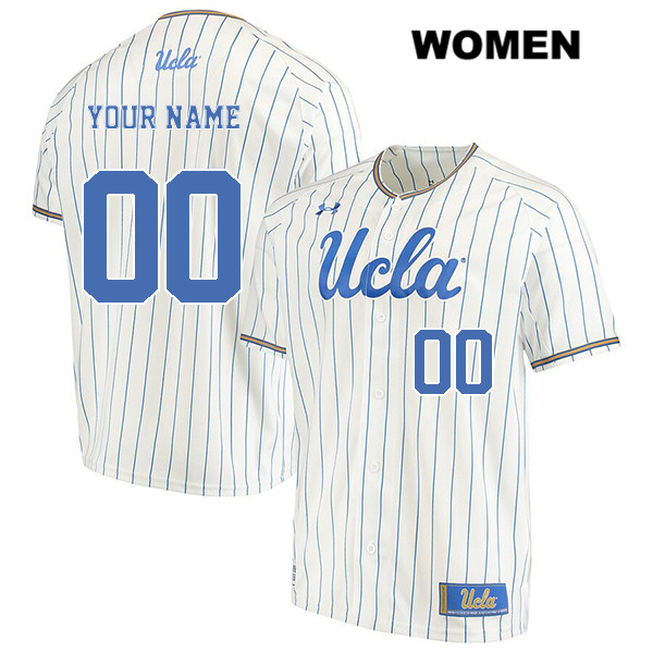 Under Armour Customize customize Stitched UCLA Bruins Authentic Womens White College Baseball Jersey